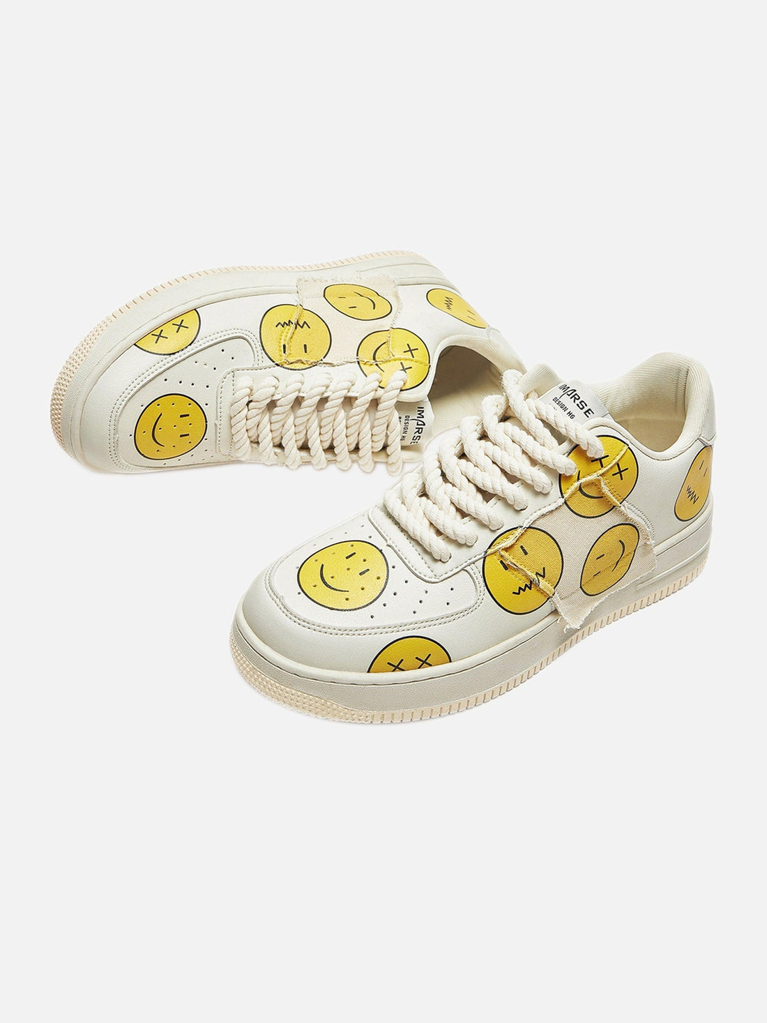 Makersluxe® - American Fun Smiley Face Expression Board Shoes