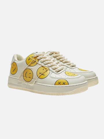 Makersluxe® - American Fun Smiley Face Expression Board Shoes