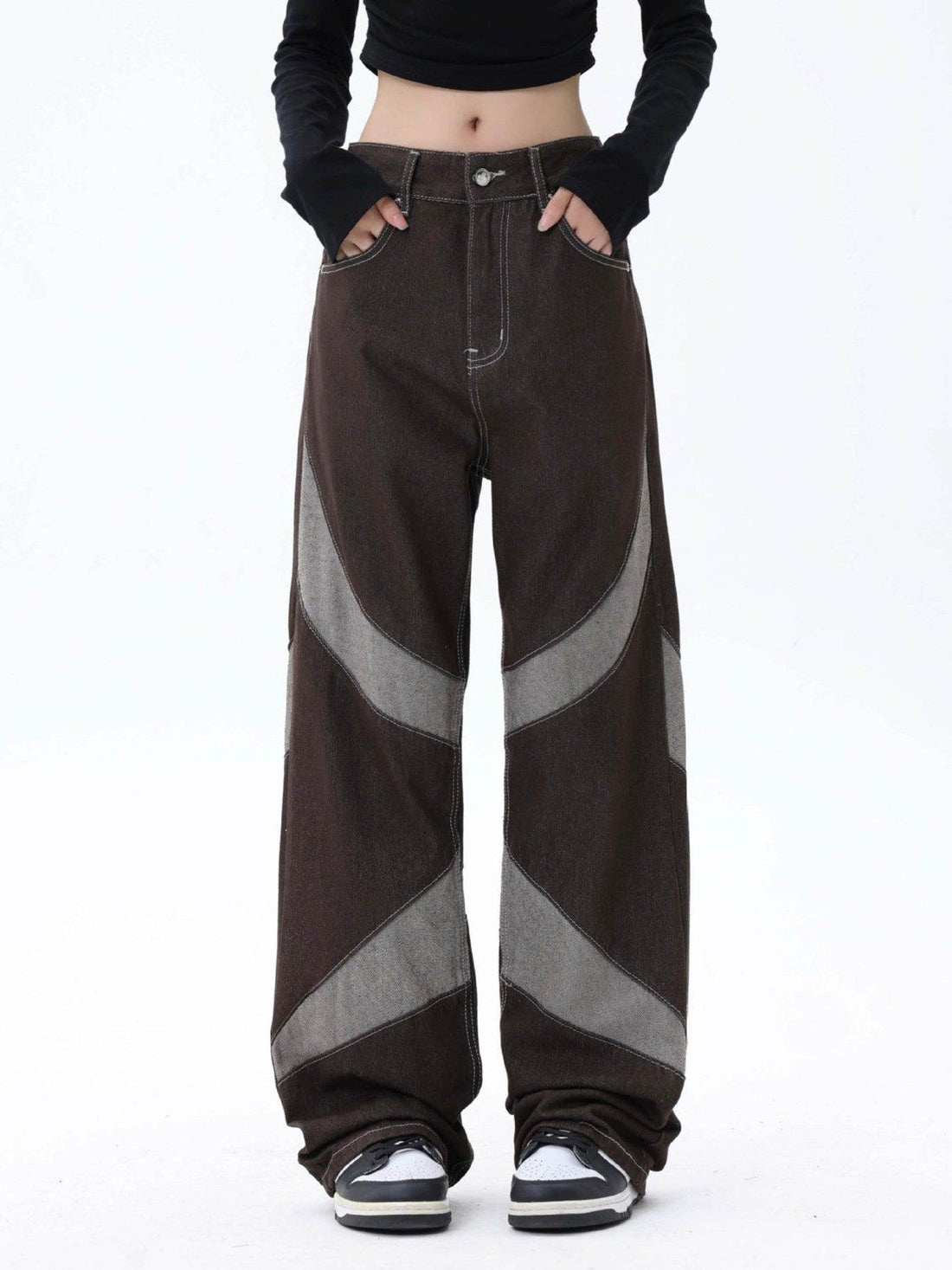 Makersluxe® - American Patchwork Jeans