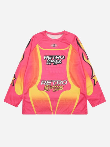 Makersluxe® - American Racingwear Long Sleeve T-Shirt - 1889