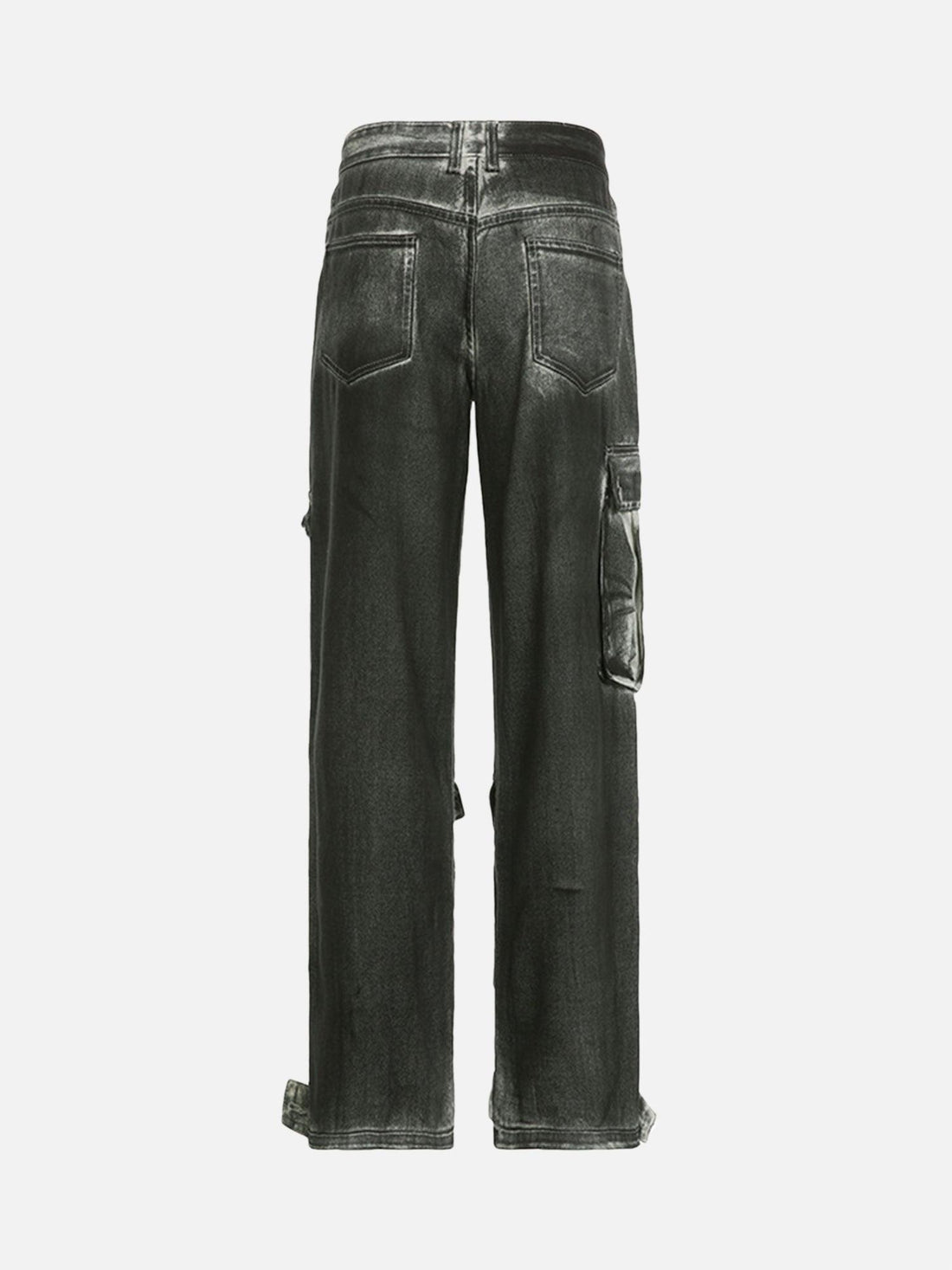 Makersluxe® - American Street Cool Girl Distressed Workwear Jeans