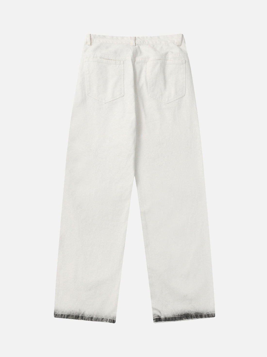 Makersluxe® - American Street Fashion Creative Design Washed Jeans