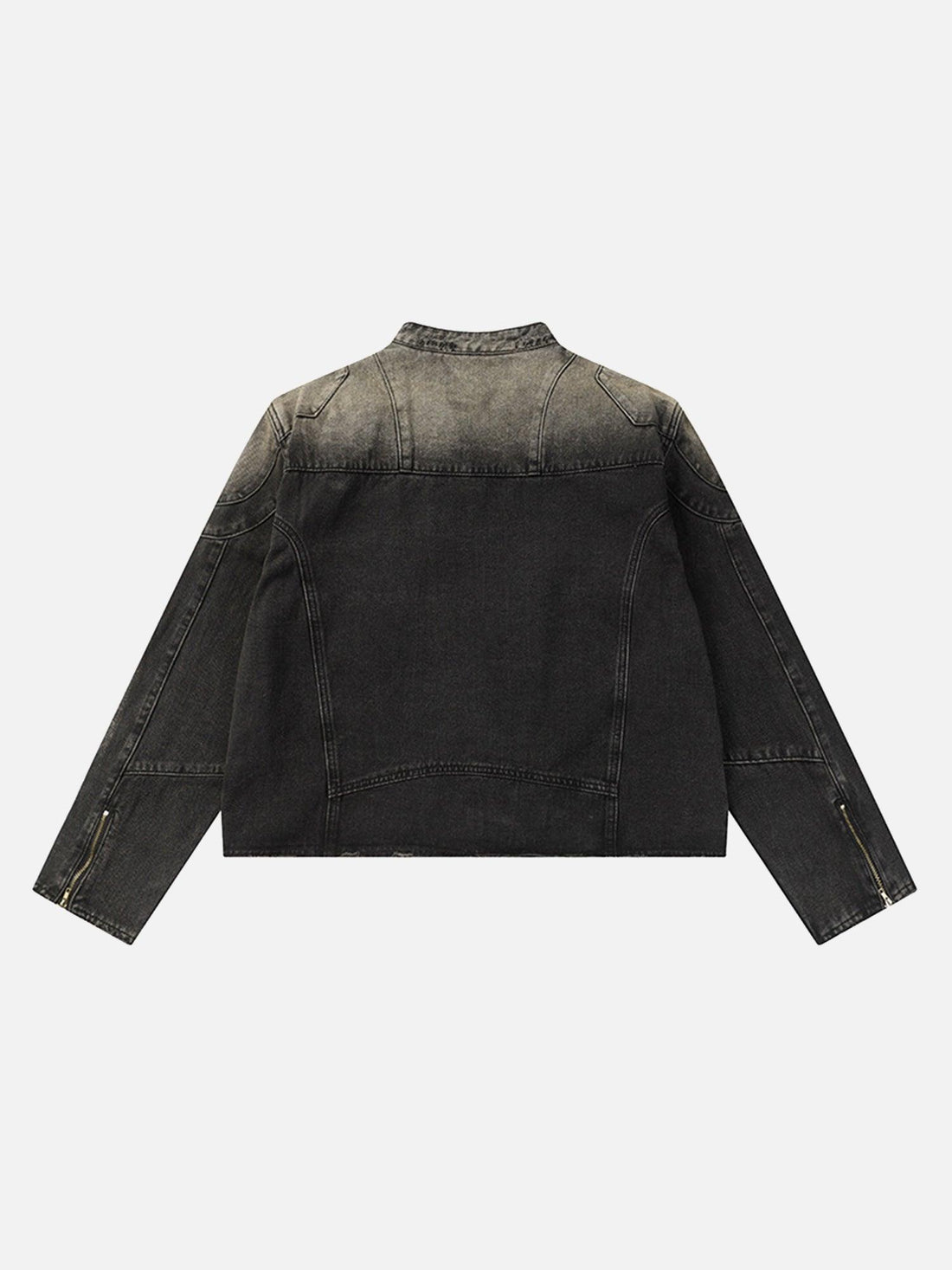 Makersluxe® - American Street Fashion Heavy Duty Washed Denim Jacket