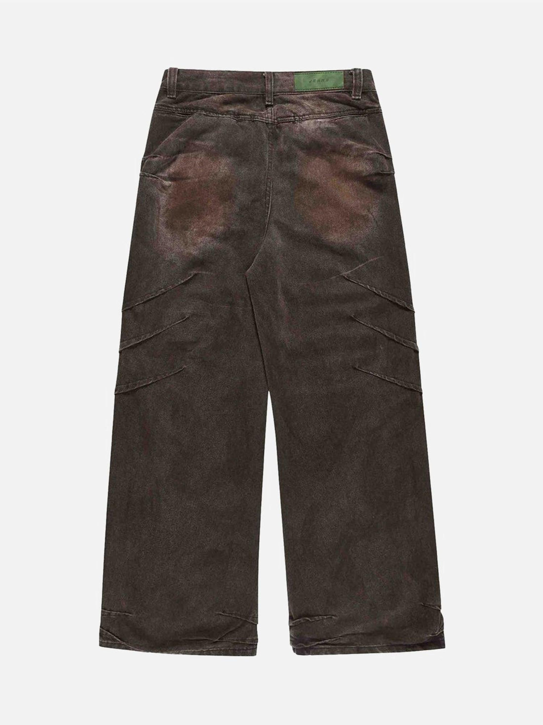 Makersluxe® - American Street Fashion Heavy Industry Washed Jeans