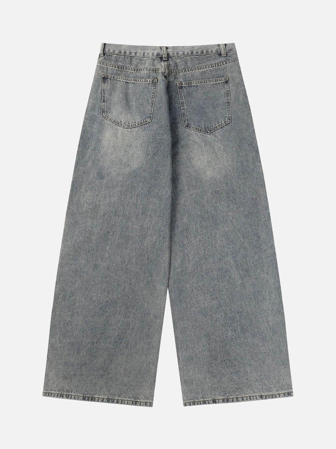 Makersluxe® - American Street Fashion Washed Jeans