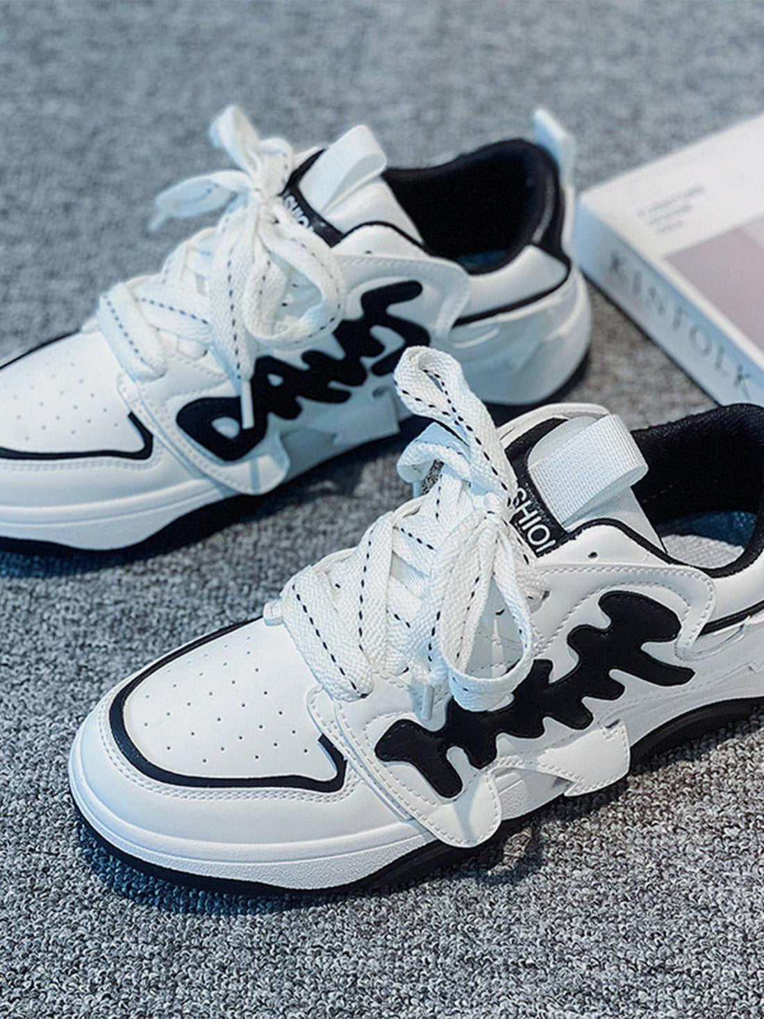 Makersluxe® - Arrows Letters Skate Shoes
