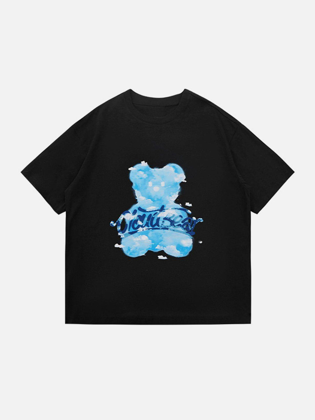 Makersluxe® - Blue Sky Bear Print Tee
