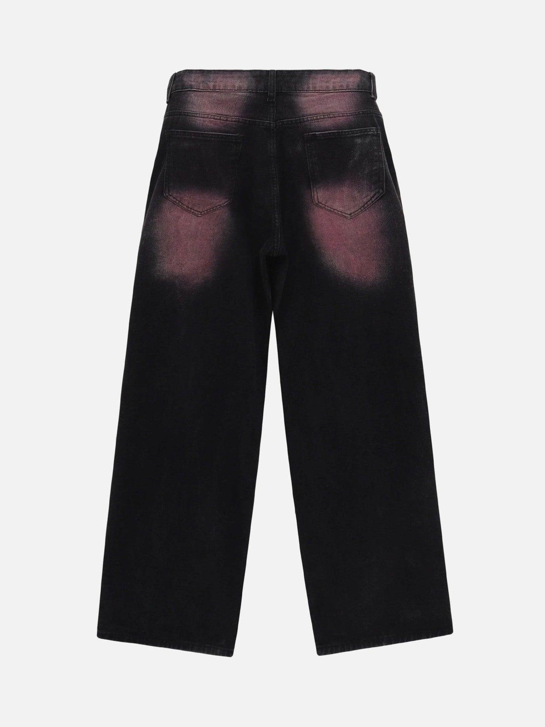 Makersluxe® - Color Blocking Loose Straight Jeans - 1724