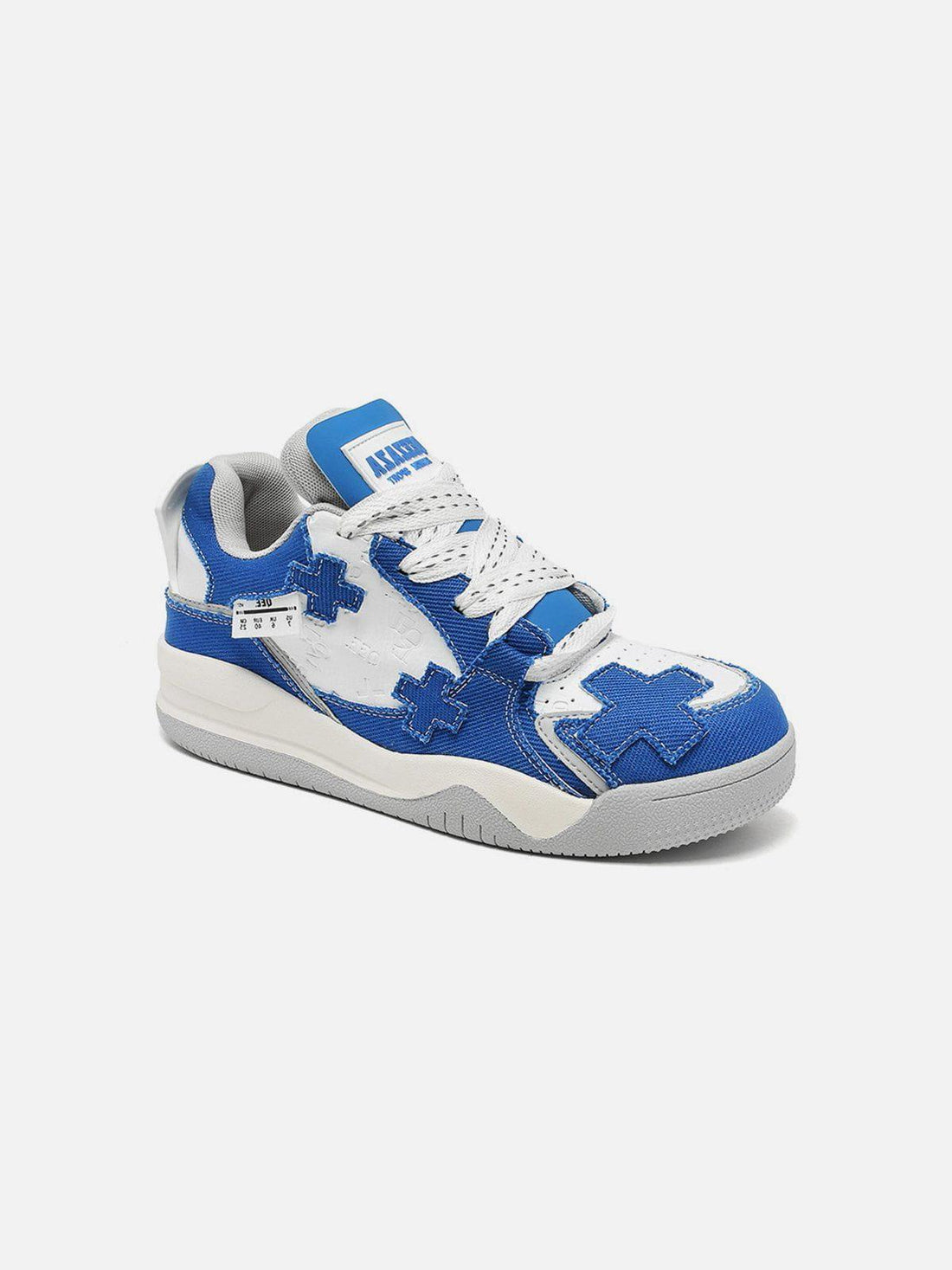 Makersluxe® - Color Blocking Thick Bottom Skate Shoes
