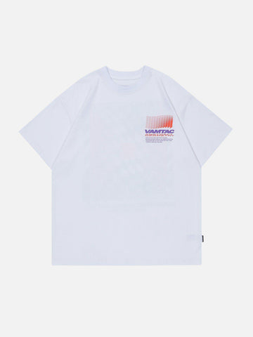 Makersluxe® - Colored Checkerboard Graphic Tee