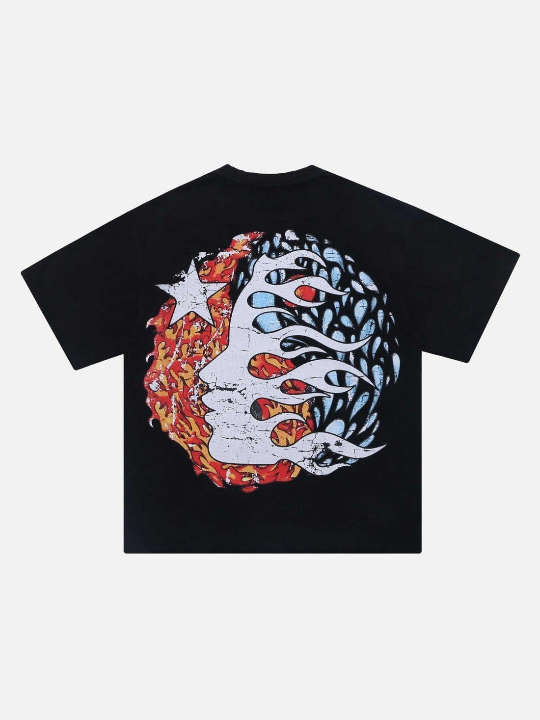 Makersluxe® - Demon Skull Print T-Shirt