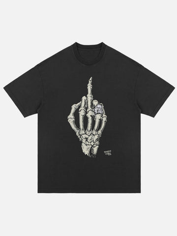 Makersluxe® -  Fxxk U  Skeloton T-shirt