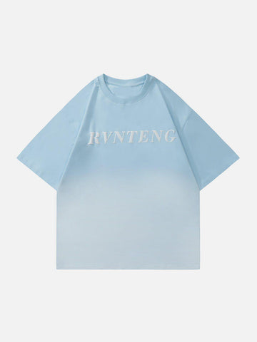 Makersluxe® - Gradient Letter Print Tee