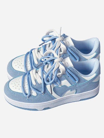 Makersluxe® - Haze Blue Love Breathable Board Shoes - 1854