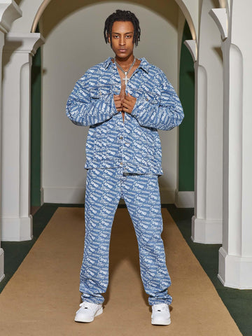 Makersluxe® - High Street Versatile Denim Suit - 1719