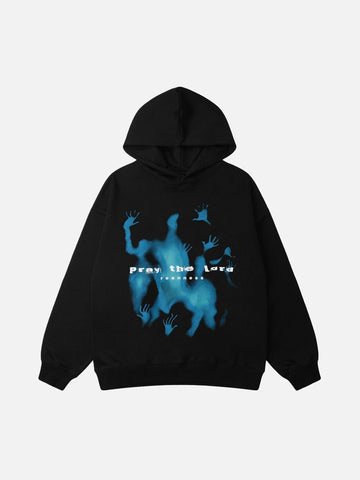 Makersluxe® - Hip-Hop Graffiti Silhouette Hoodie