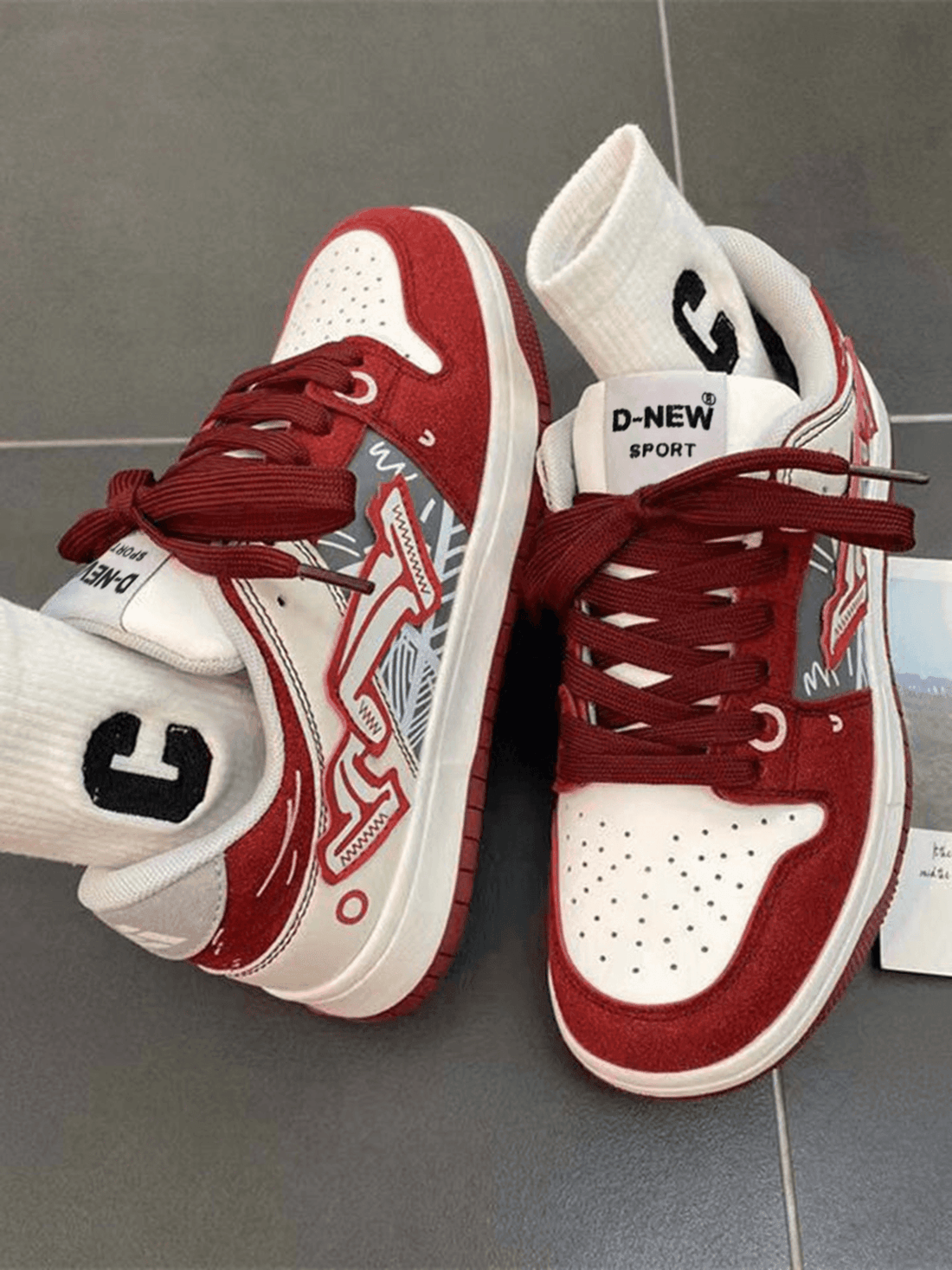 Makersluxe® - Hip-hop Graffiti Board Shoes For Couples