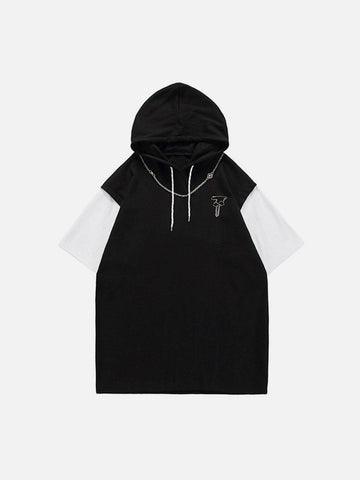Makersluxe® - Hooded Detachable Necklace Tee