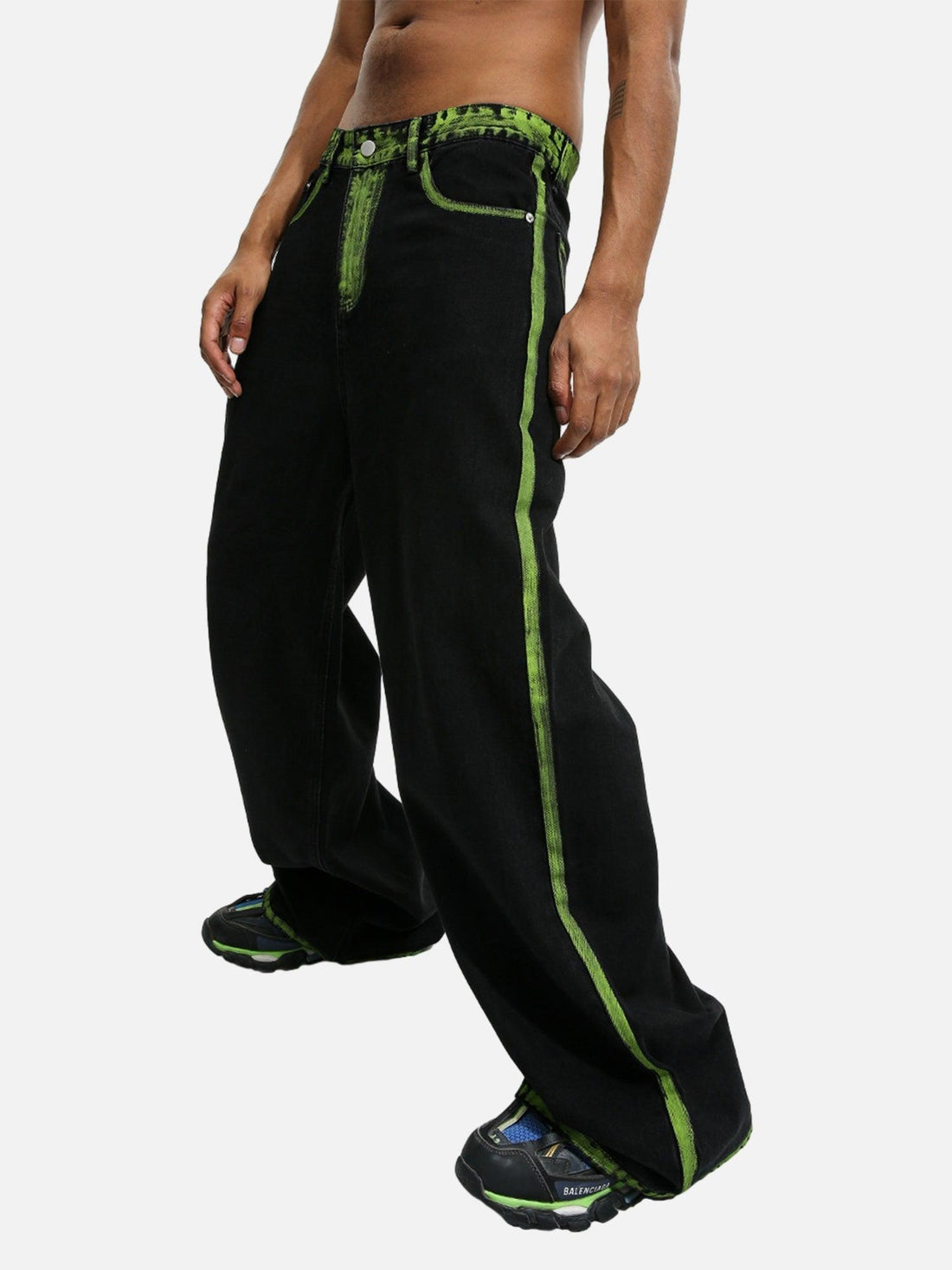 Makersluxe® - Niche Design Hand-painted Graffiti Jeans - 1951