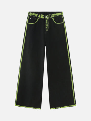 Makersluxe® - Niche Design Hand-painted Graffiti Jeans - 1951