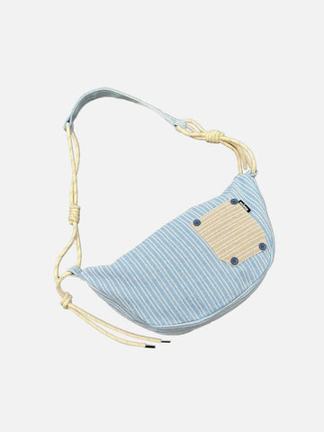 Makersluxe® - Patchwork Stripe Crossbody Bag