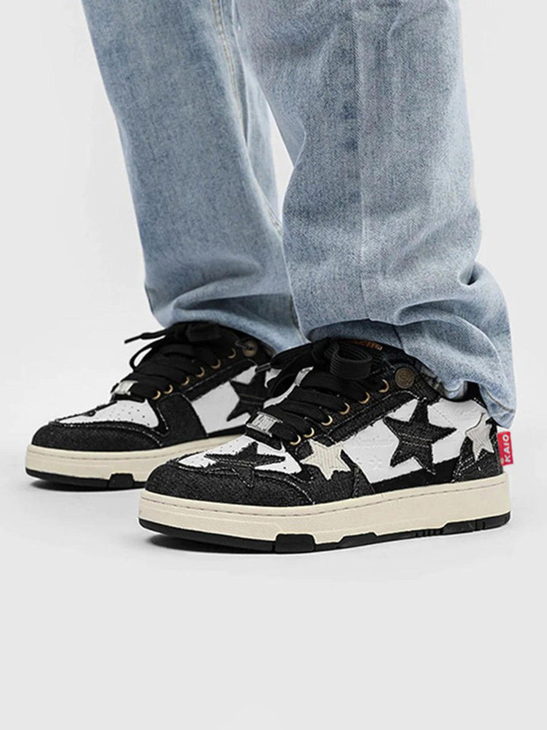 Makersluxe® - Retro Star Elements Casual Board Shoes -1607