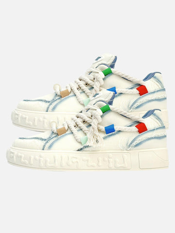 Makersluxe® - Rope Knot Design Fashion Sneakers
