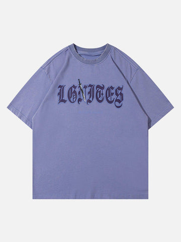 Makersluxe® - Skeleton Elements Print Washed Tee