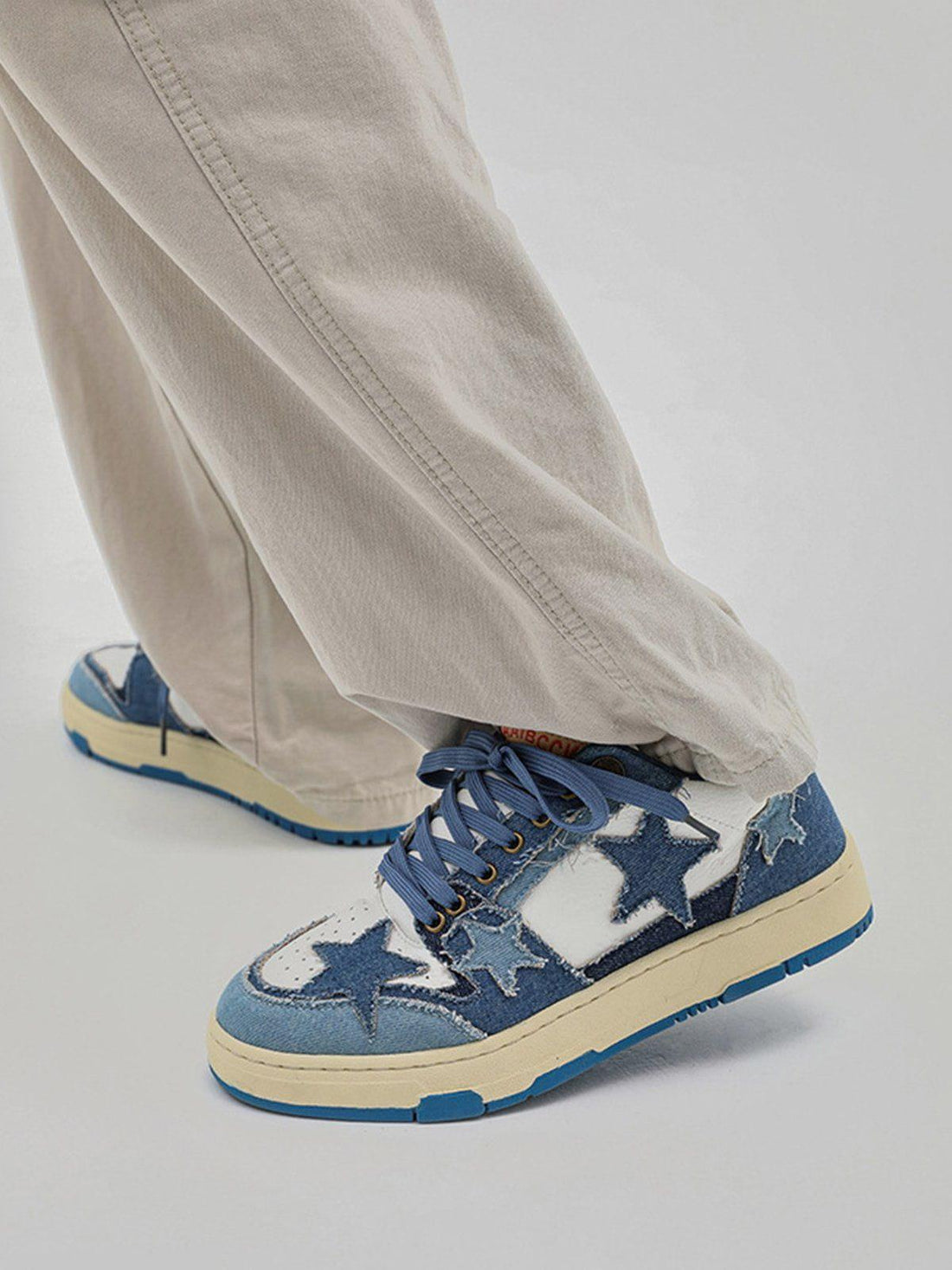 Makersluxe® - Stars Casual All-Match Denim Skate Shoes