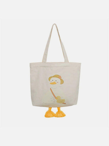 Makersluxe® - Straw Hat Duck Canvas Bag