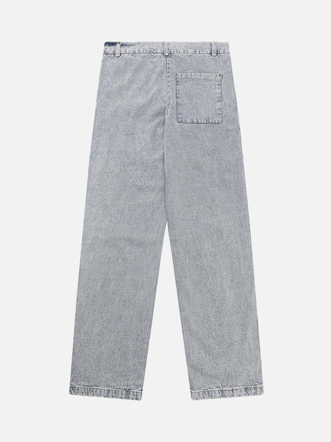 Makersluxe® - Torn Side Straps Design Sense Jeans