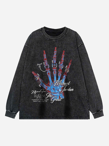 Makersluxe® - Vintage Bone Loose Hoodie