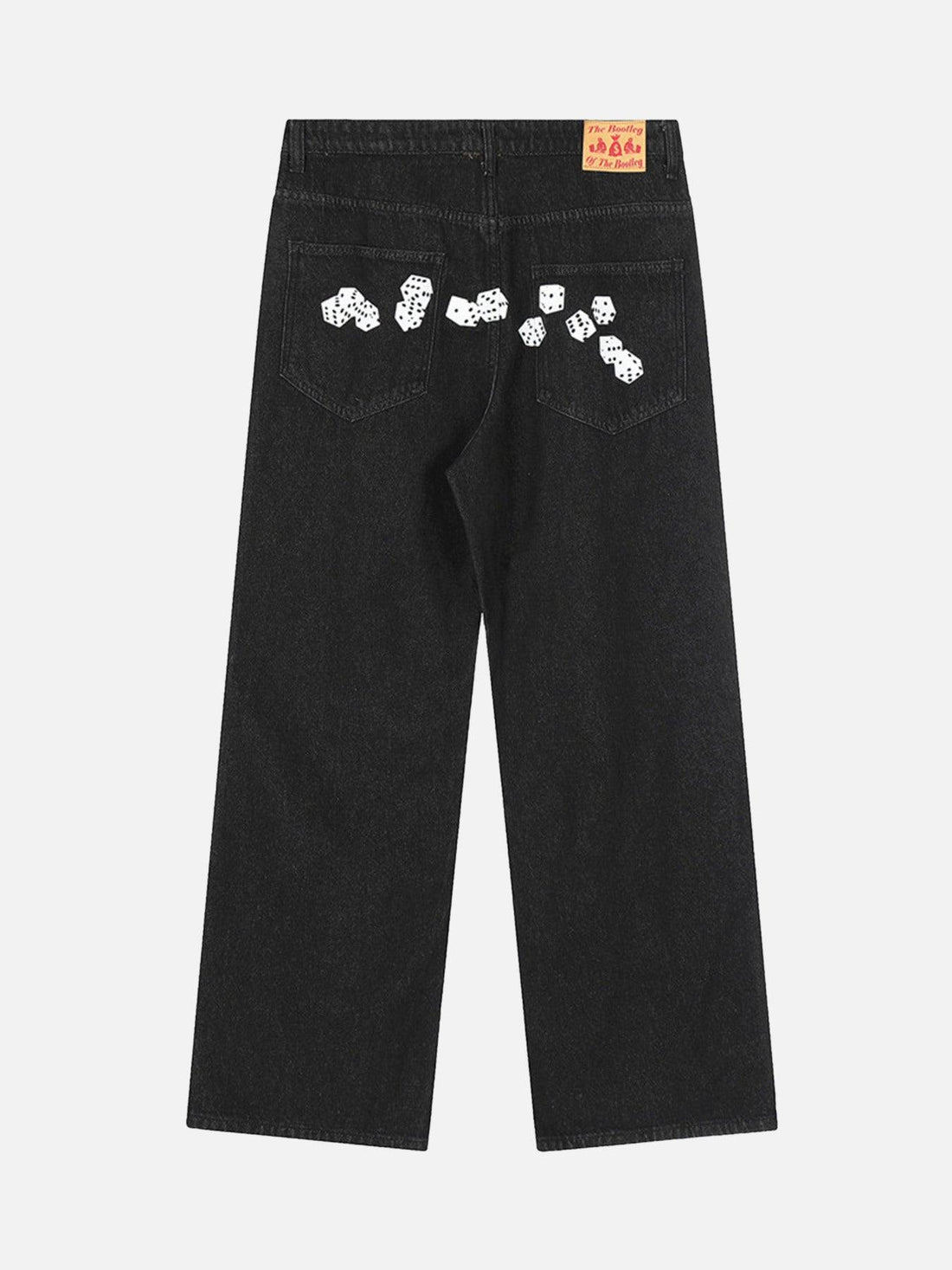 Makersluxe® - Vintage Dice Print Jeans