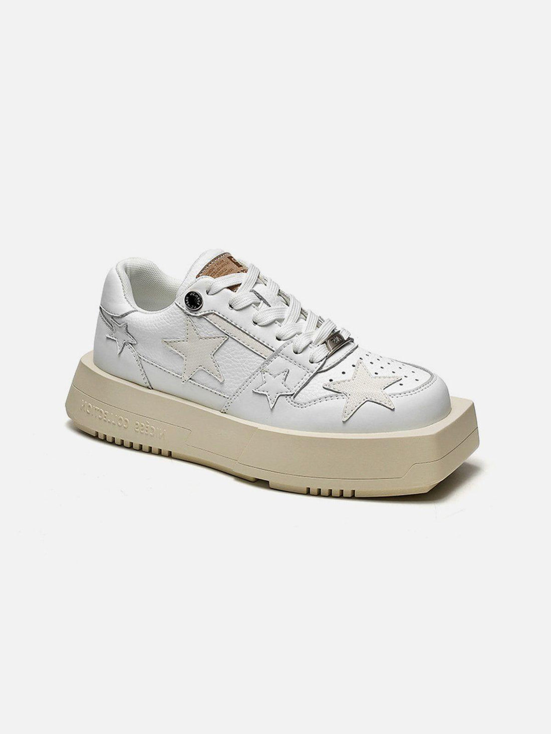 Makersluxe® - Vintage Star Patchwork Skate Shoes