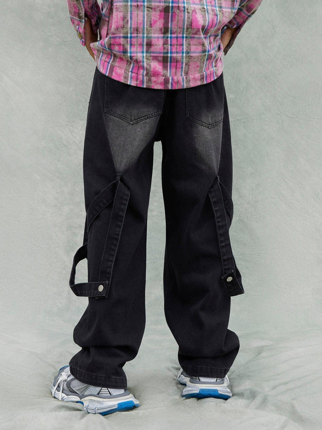 Makersluxe® - Washed Ripped Denim Jeans
