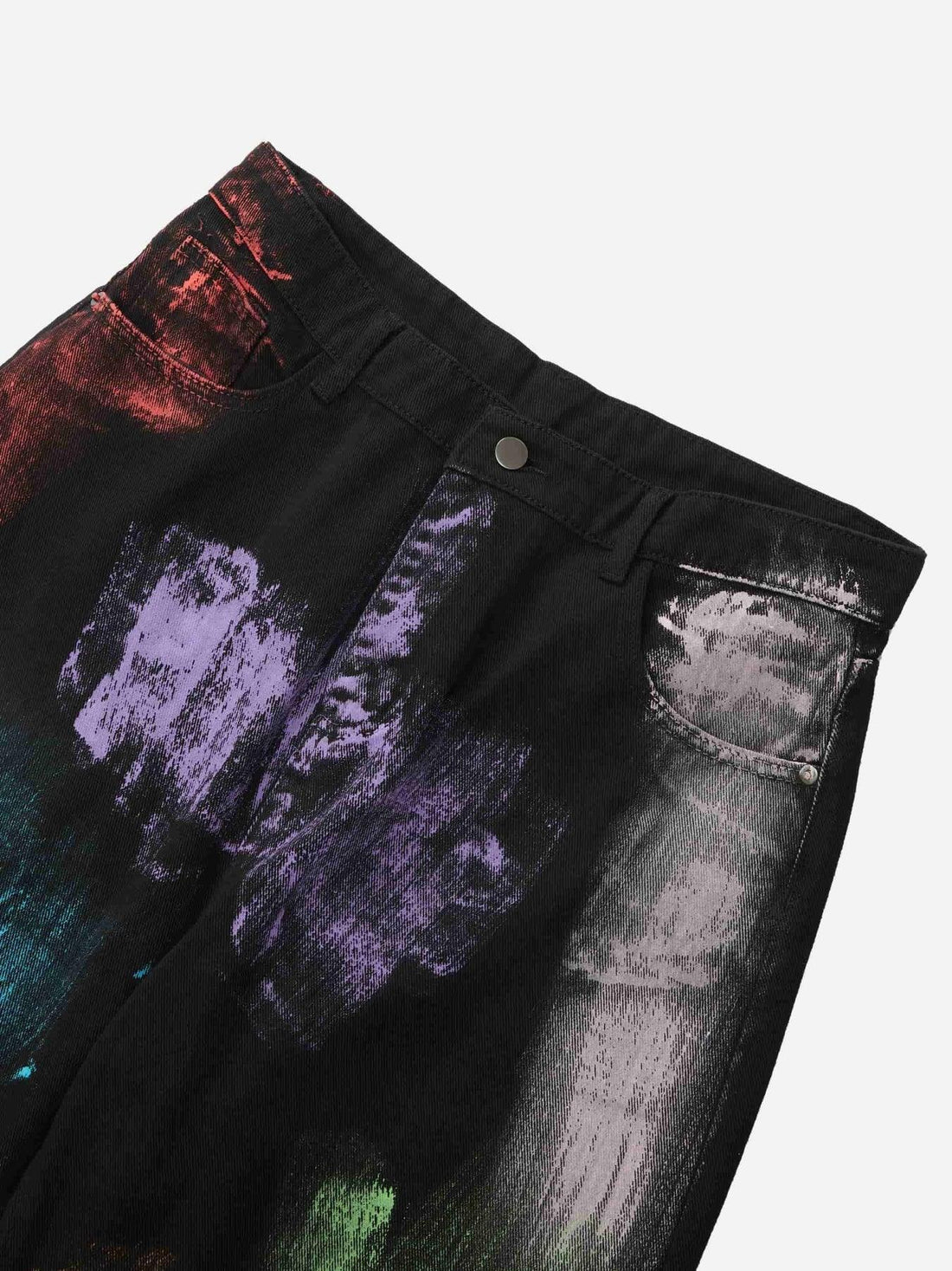 Makersluxe® - Watercolor Print Jeans - 1582