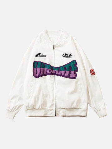 Makersluxe® - etter Embroidery Baseball Jackets