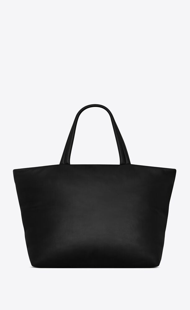 Saint Laurent Men Saint Laurent Leather Tote Bag