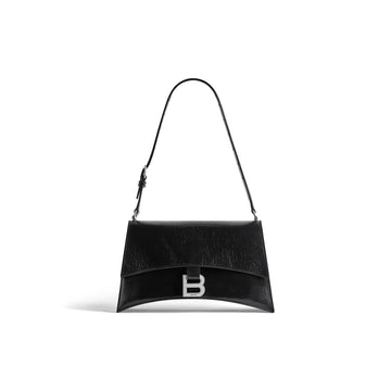 Balenciaga Women Small Crush Sling Leather Shoulder Bag