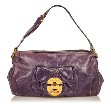 Miu Miu Leather Shoulder Bag