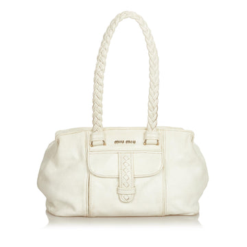 Miu Miu Leather Shoulder Bag