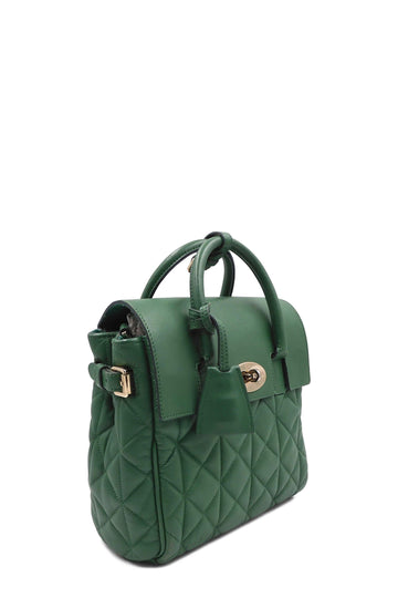 Cara Delevingne Quilted Backpack Green