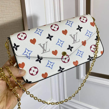 Makersluxe Multicolor Pochette Bag - LUV 570