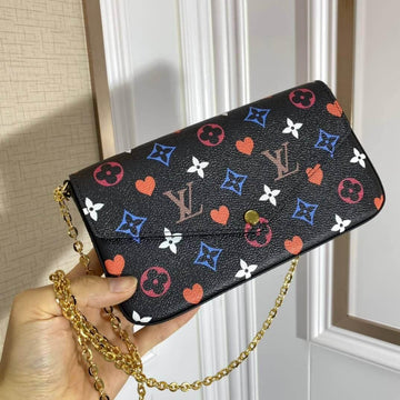 Makersluxe Multicolor Pochette Bag Black - LUV 571