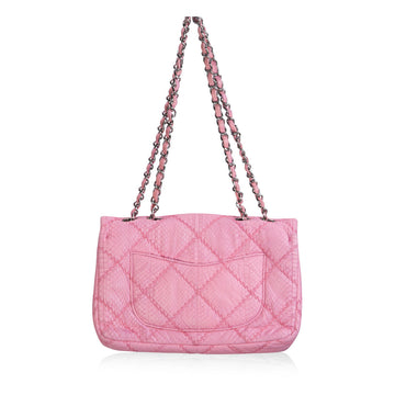 Classic Python Flap Bag