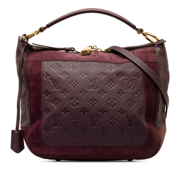 Purple Louis Vuitton Monogram Empreinte Audacieuse PM Satchel