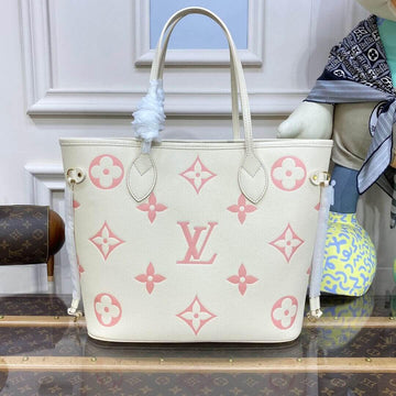 Makersluxe Monogram Leather Neverfull Bag - LUV 444