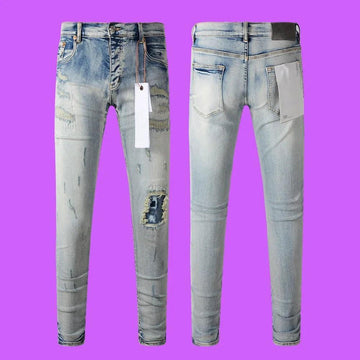 Premium Brand PRPL Roca Jeans Ripped P0010