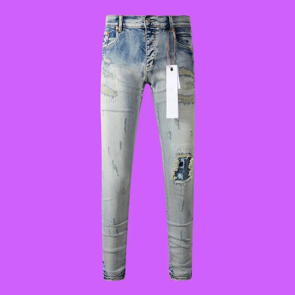 Premium Brand PRPL Roca Jeans Ripped P0010