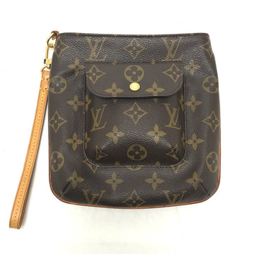 LOUIS VUITTON Pouch M51901 Monogram canvas Brown Monogram Partition Women Used